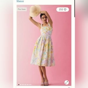 Maeve Sleeveless Sweetheart Corset A-Line dress